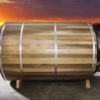 76" x 8' Panoramic View Barrel Sauna - Image 5