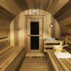 76" x 8' Panoramic View Barrel Sauna - Image 3