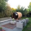 76" x 8' Panoramic View Barrel Sauna - Image 6