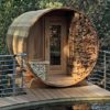 76" x 7' Panoramic View Barrel Sauna - Image 9