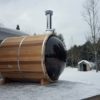 76" x 6' Panoramic View Barrel Sauna - Image 2
