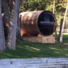 84" x 7' Panoramic View Barrel Sauna - Image 7
