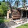 Clear Red Cedar Barrel Sauna 6x8 - Image 7