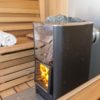 Clear Red Cedar Barrel Sauna 7x6 - Image 4
