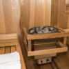 Clear Red Cedar Barrel Sauna 7x7 - Image 8