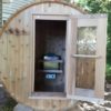 Knotty Red Cedar Barrel Sauna 6x6 - Image 6