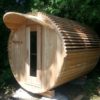 Knotty Red Cedar Barrel Sauna 7x7 - Image 4