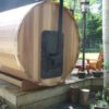 Knotty Red Cedar Barrel Sauna 7x7 - Image 7