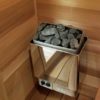 Knotty Red Cedar Barrel Sauna 7x8 - Image 4