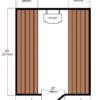 Outdoor Cedar Cabin Sauna 6x7 - Image 7