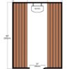Outdoor Cedar Cabin Sauna 6x8 - Image 9