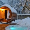 Clear Red Cedar Barrel Sauna 7x7 - Image 2
