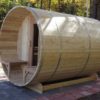Knotty Red Cedar Barrel Sauna 7x8 - Image 9