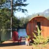 Clear Red Cedar Barrel Sauna 7x6 - Image 10