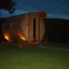 Clear Red Cedar Barrel Sauna 7x6 - Image 3